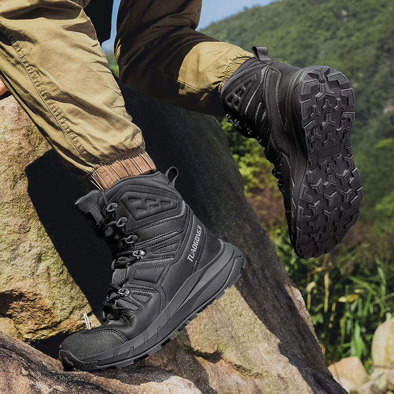 Men's Military Tactical Boots  - Men'S Shoes Zipper ulasan dan harga