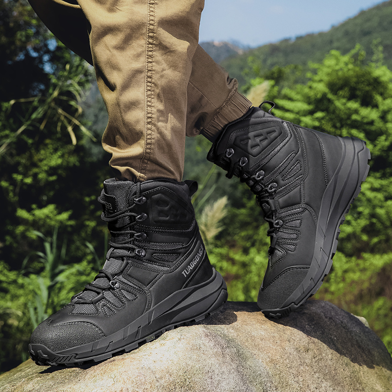 Men's Military Tactical Boots  - Men'S Shoes Zipper ulasan dan harga