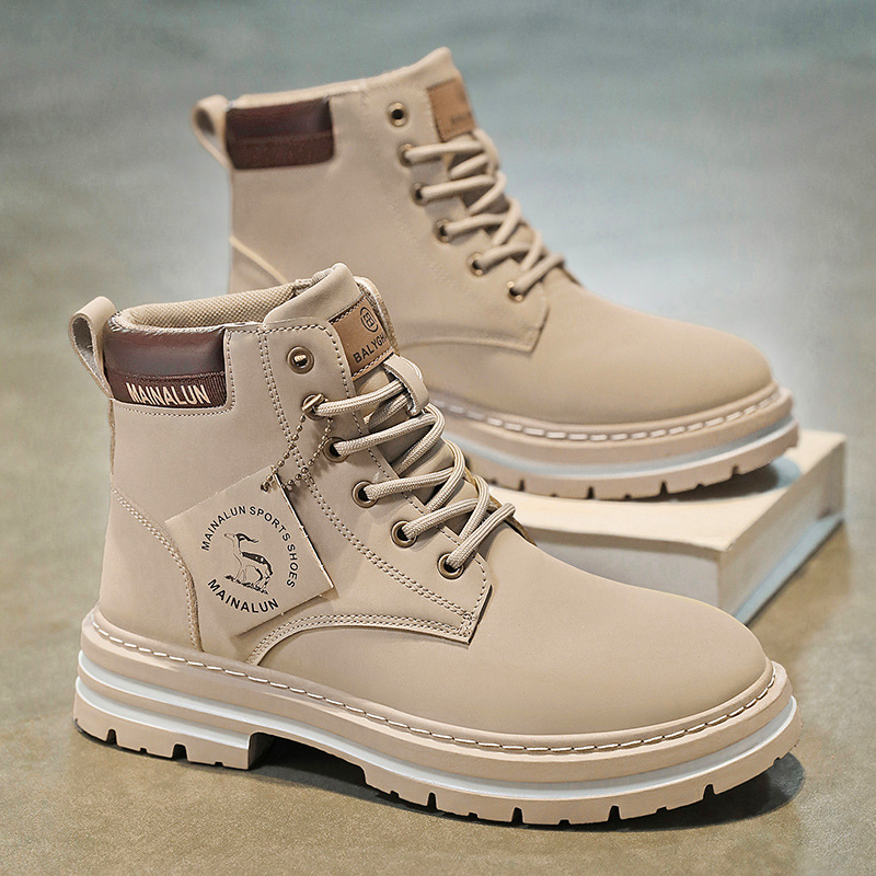 Classic Men High Top Boots Hig - Men Shoes Everyday ulasan dan harga