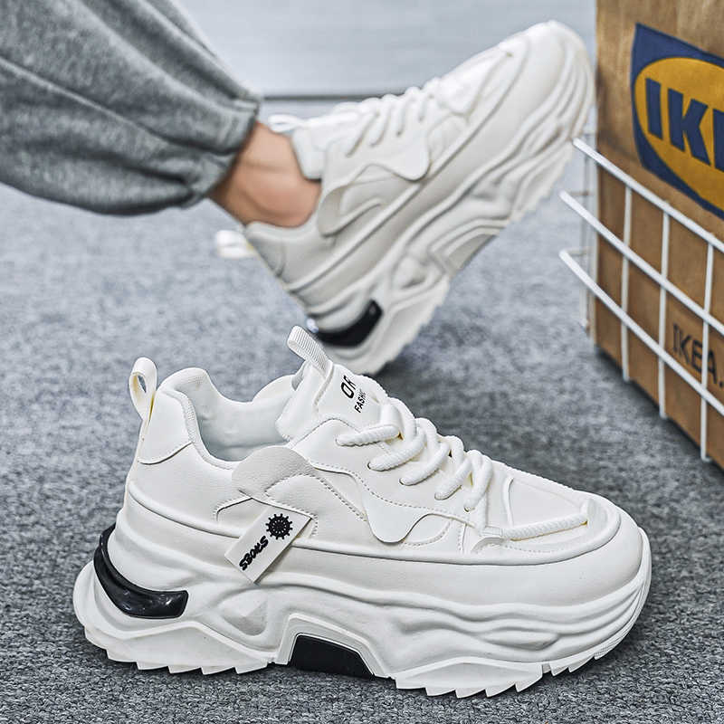 Black Platforme Tennis Man Spo - Men Shoes Runners ulasan dan harga