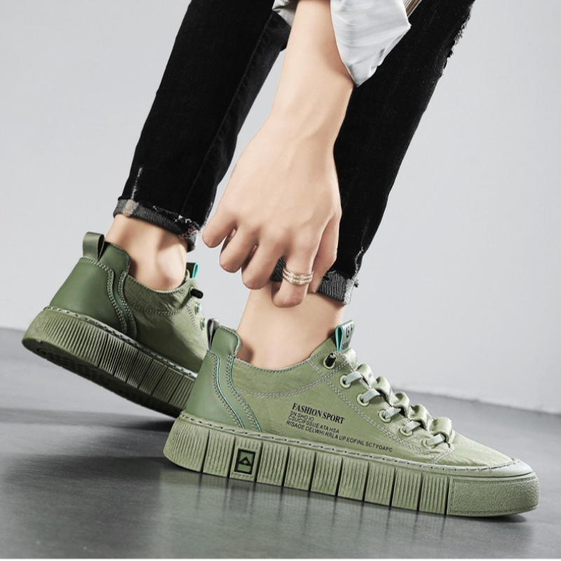 Men's Chunky Sole Low Top Canv - Men'S Shoes Casual Sneakers ulasan dan harga