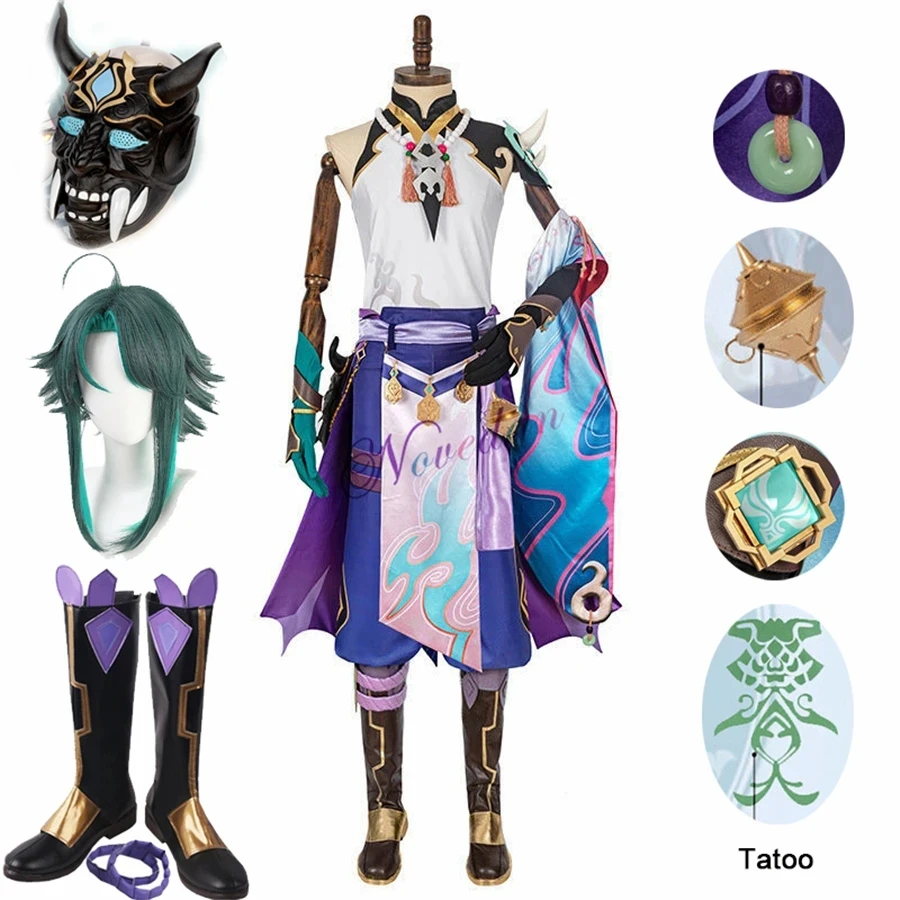 Genshin Impact Xiao Cosplay Co - Men Shoes China ulasan dan harga