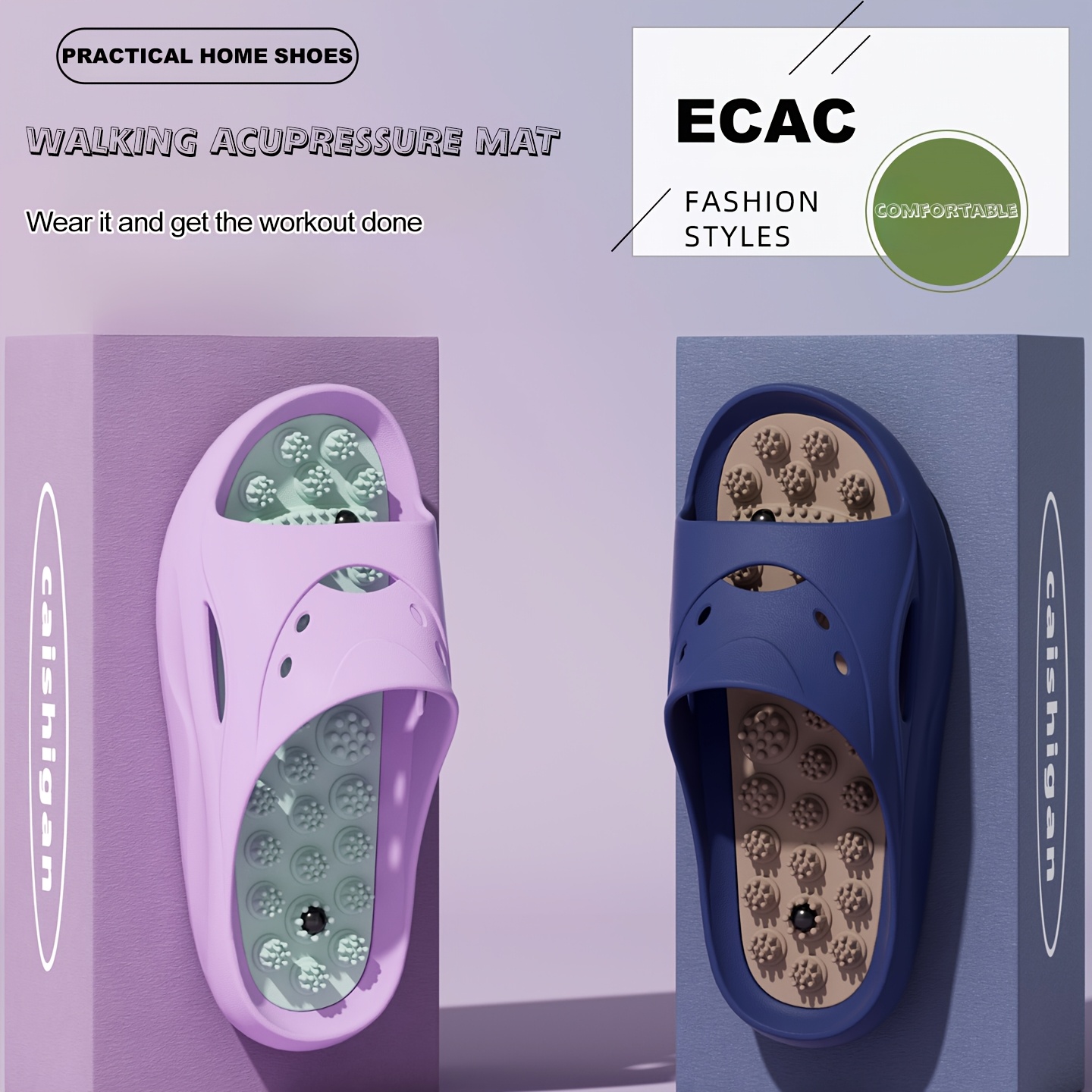 Women Men EVA Massage Slippers - Men'S Shoes To Women'S ulasan dan harga