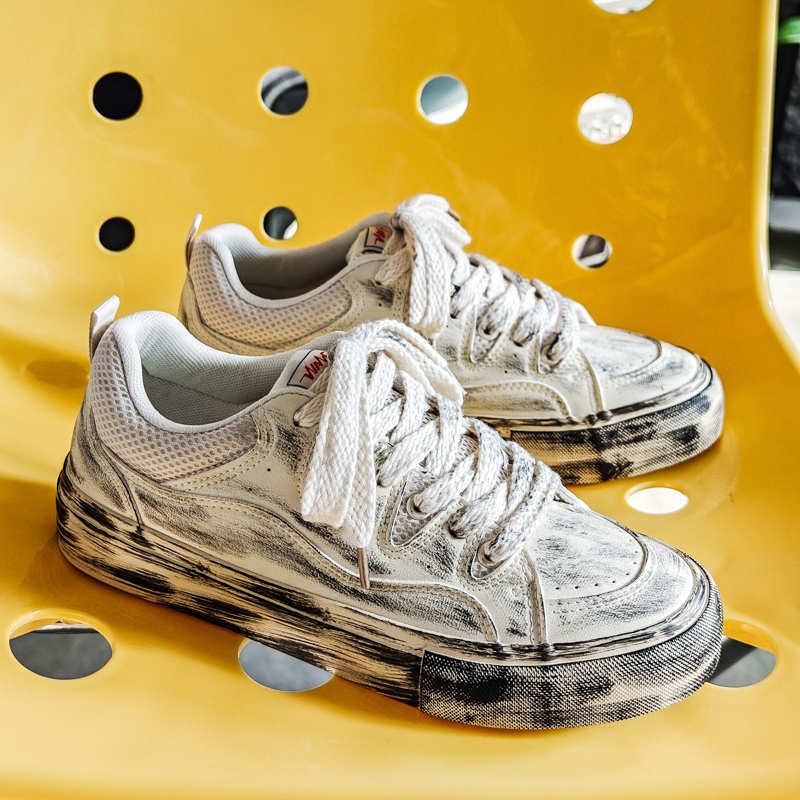 Key Height PU Leather White Me - Men Shoes Runners ulasan dan harga