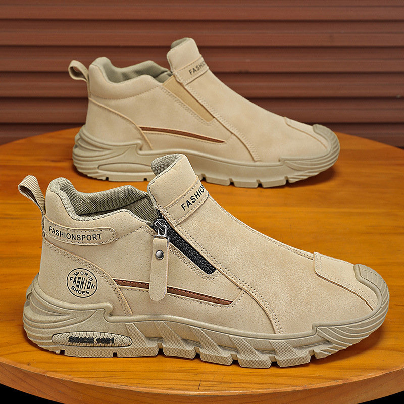 Men's Casual Zipper Closed Sho - Men'S Shoes Zipper ulasan dan harga