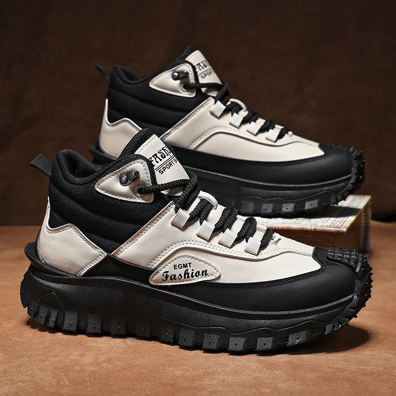 Men'S Black And White Mid Top  - Men'S Shoes Black And White ulasan dan harga