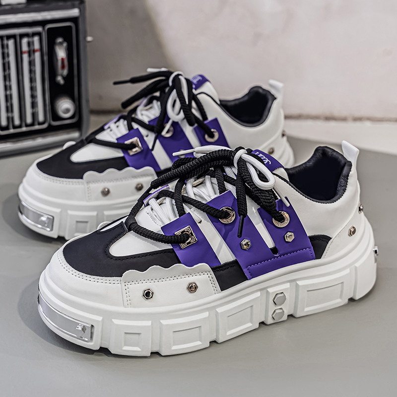 Cyberpunk Metal Decor Thick So - Men Shoes Must Have ulasan dan harga