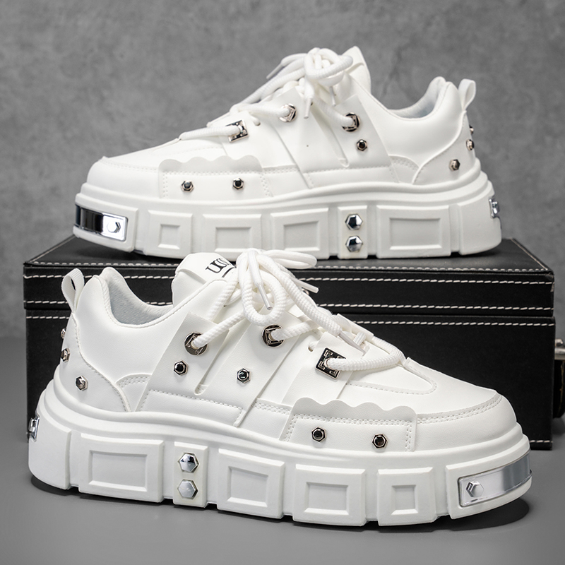 Cyberpunk Metal Decor Thick So - Men Shoes Must Have ulasan dan harga