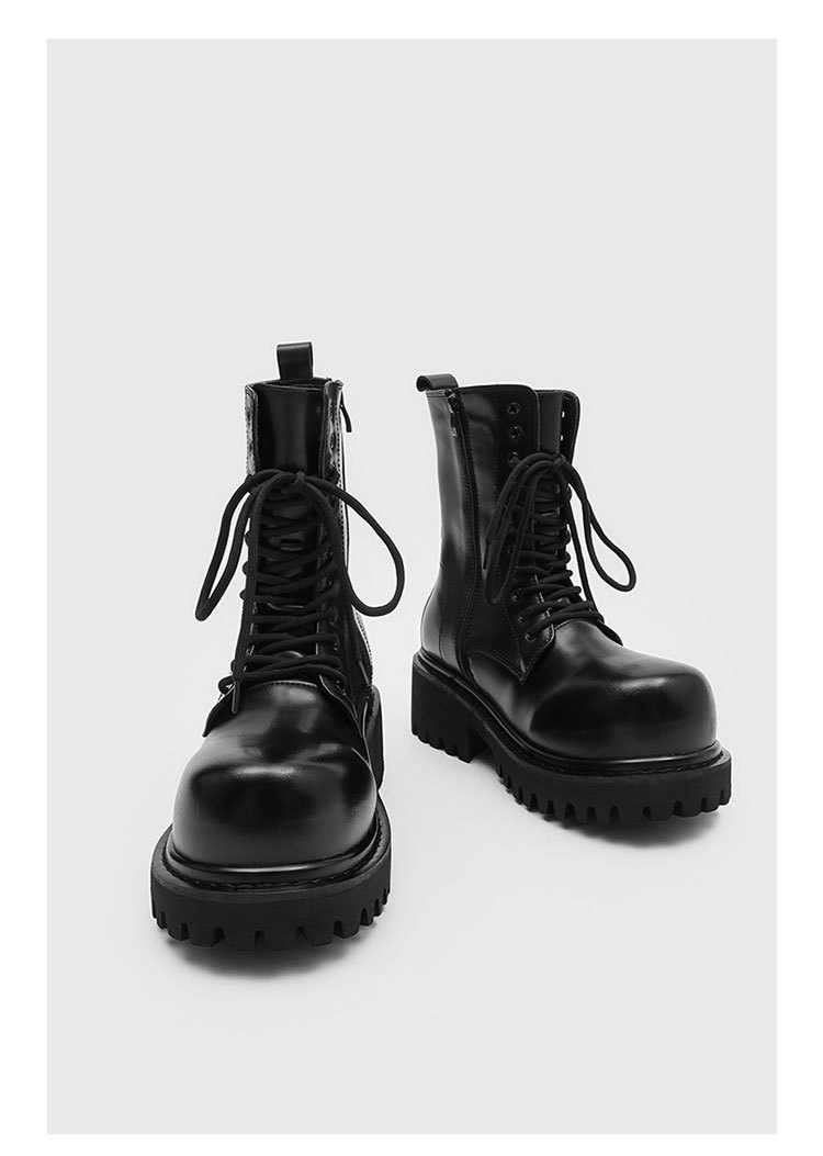NEW Motorcycle Women's buckle  - Men'S Shoes Black And White ulasan dan harga
