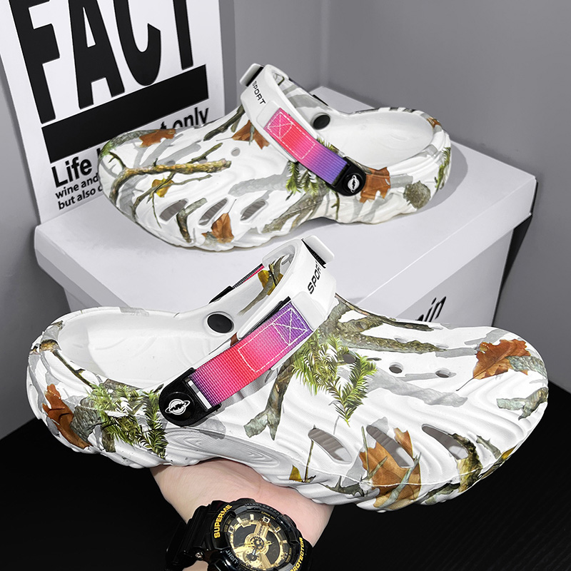 Camouflage Wave-Patterned Larg - Men Shoes Must Have ulasan dan harga