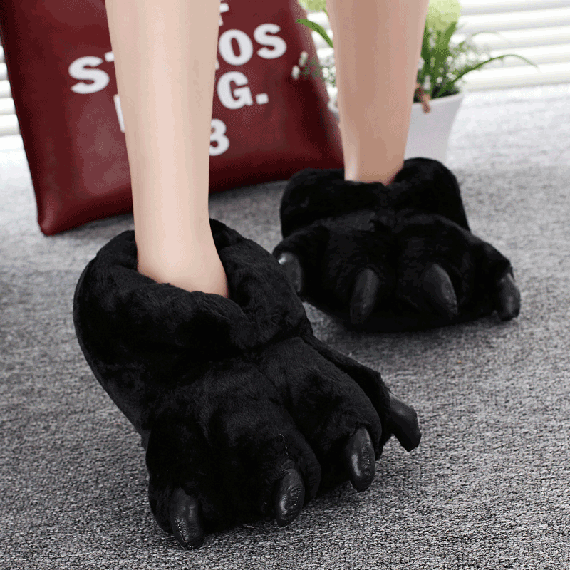 Size 35-43 Black Animal Paw Sh - Men'S Shoes To Women'S ulasan dan harga