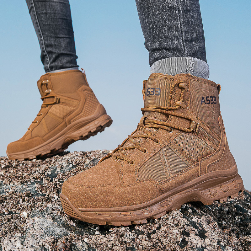 Men's Military Tactical Boots  - Men'S Shoes Zipper ulasan dan harga