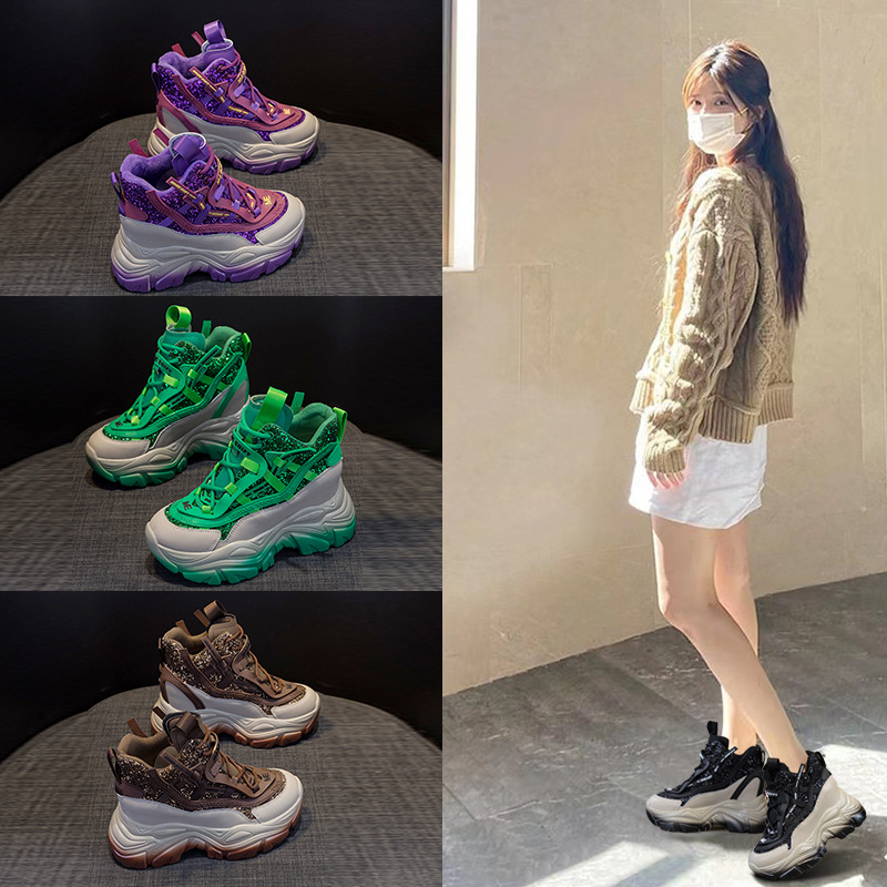 2025 Women's Hidden Wedge Snea - Running Shoes Lightweight ulasan dan harga
