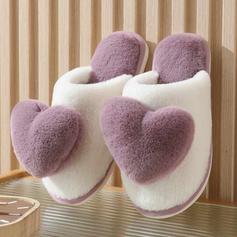 Winter Warm Heart Pattern Cott - Men Shoes For Winter ulasan dan harga