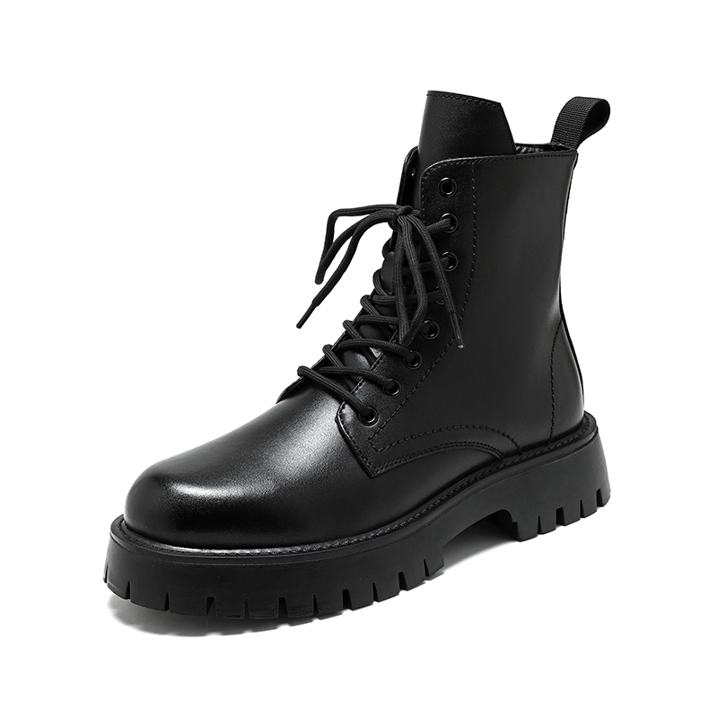 Men Luxury Fashion Genuine Lea - Men'S Shoes Black And White ulasan dan harga