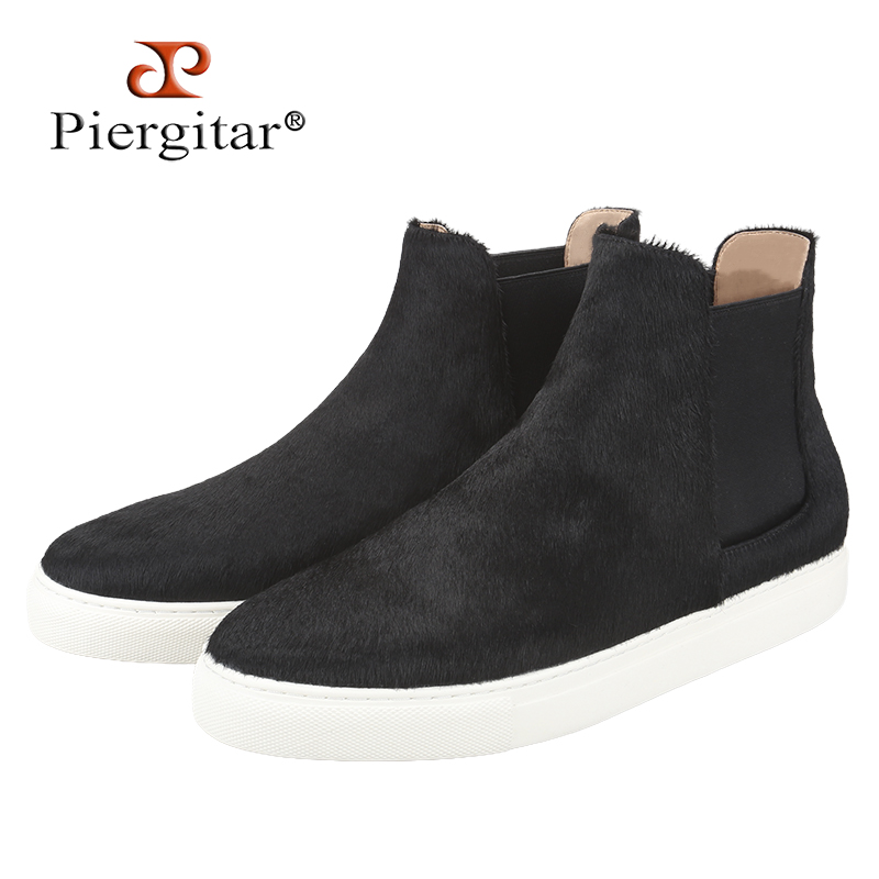 Piergitar Winter Styles Black  - Men'S Shoes Black And White ulasan dan harga