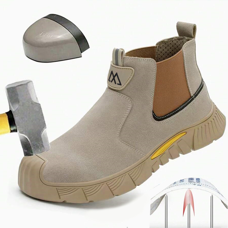 Wear Resistant Durable Steel T - Men'S Shoes With Toes ulasan dan harga