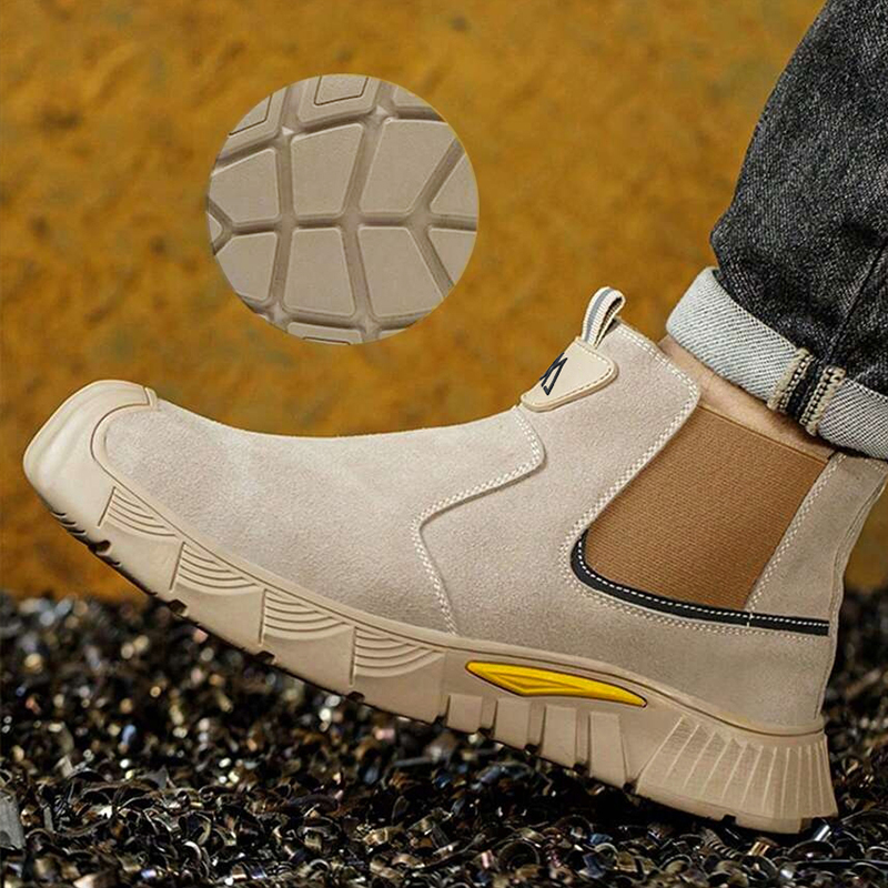 Wear Resistant Durable Steel T - Men'S Shoes With Toes ulasan dan harga