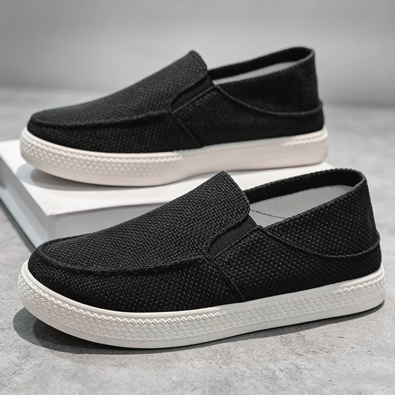 Men Linen Slip On Loafers Brea - Men Shoes Everyday ulasan dan harga
