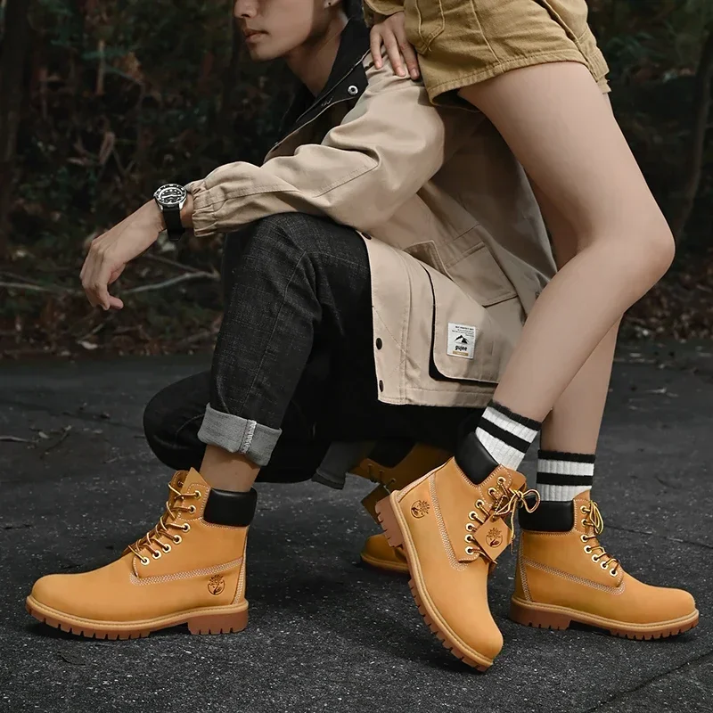 Boots Men High Top Boots High  - Men Shoes Everyday ulasan dan harga