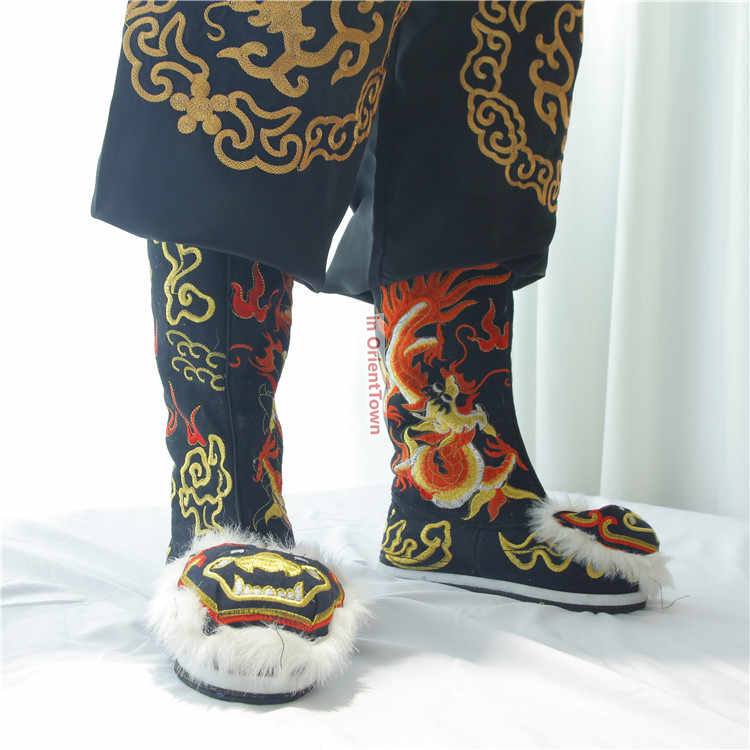 Chinese Operas Tiger Head Boot - Men Shoes China ulasan dan harga